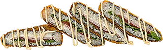 Суши сэндвич с беконом