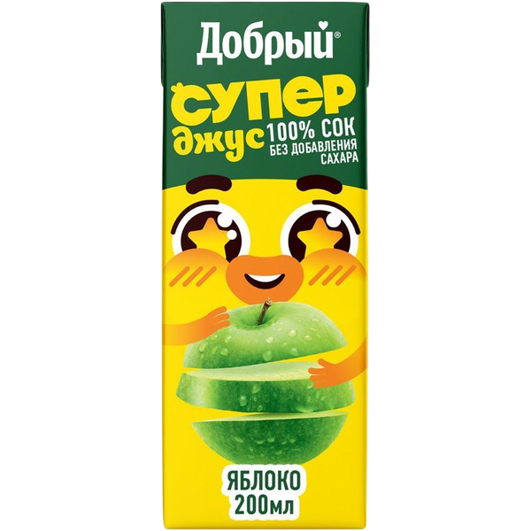 Сок добрый 0,2 яблоко
