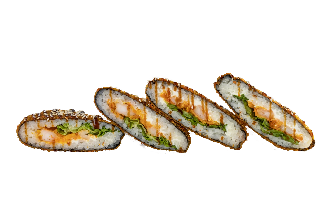 Суши сэндвич с креветкой